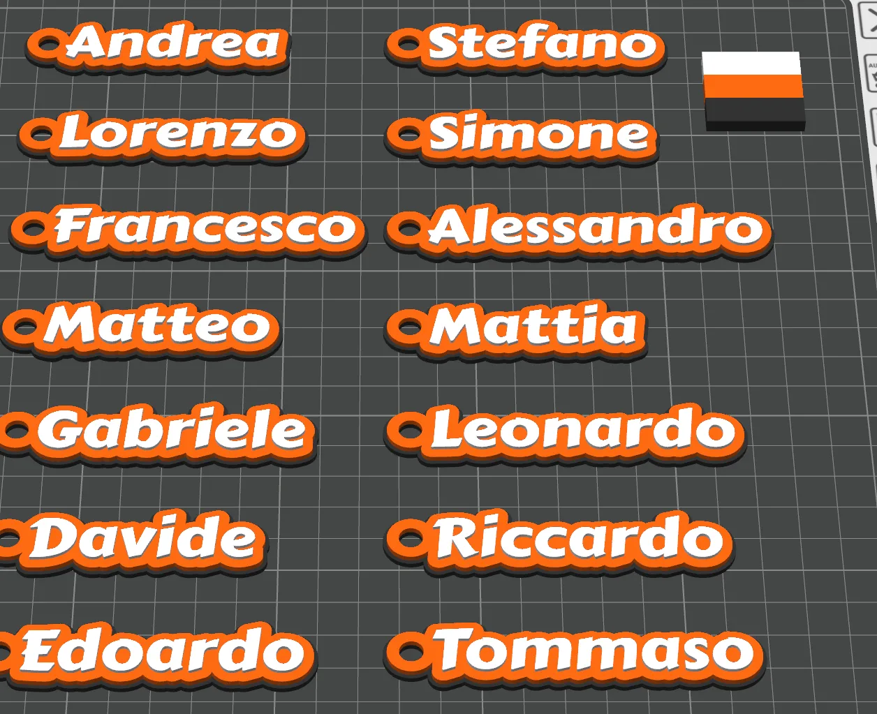 Portachiavi Personalizzati con Nome