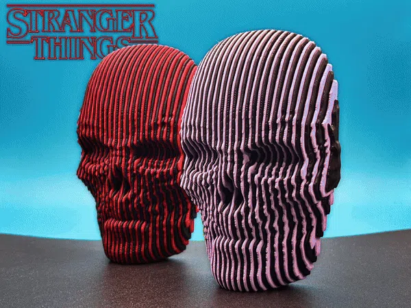 Teschio Quantico Antistress Stile Vecna